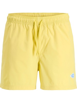 Jack & Jones Jack Jones Jpstmauı Tropıc Solıd Swım Shorts Reg Sn Erkek Sarı Deniz Şortu 12291385-22