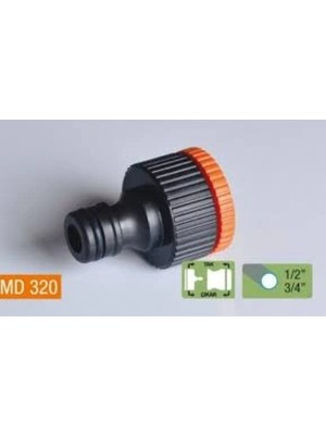 Hace Bazaar Musluk Bağlantı Adaptörü Dişi 1/2-3/4 (4887)