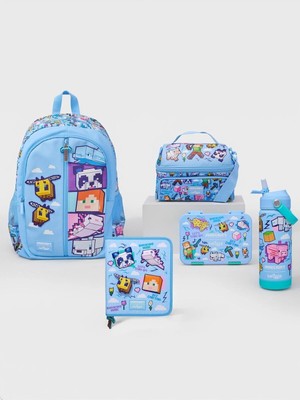 Smiggle Minecraft Okul Çanta Set 5'li Cüzdan Hediyeli