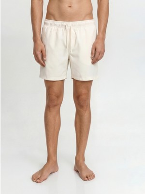 Jack & Jones Jack Jones Jpstmauı Norrebro Swım Shorts Reg Ret Erkek Beyaz Deniz Şortu 12291434-01