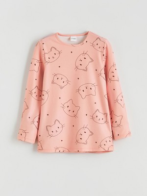 Lc Waikiki Yeni Sezon Bisiklet Yaka Kız Çocuk Pijama Üst