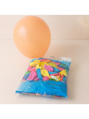 Ozkr Store 100'LÜ Lateks Balon (14 Cm)