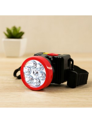 Ozkr Store Şarjlı 6 LED 2W Kafa Lambası - Ayarlanabilir Işık