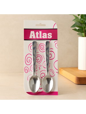 Ozkr Store Metal Tatlı Kaşığı 6'lı Set