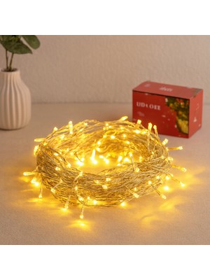 Ozkr Store Saçak LED Dekor Lambası 4.5m (Günışığı, Fişli, Eklemli)