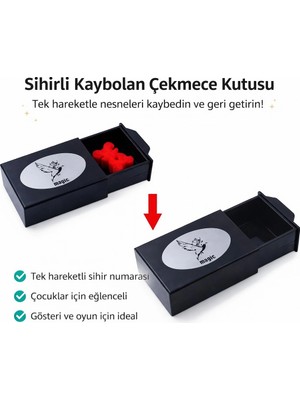 KSB Store Herşeyi Kaybeden Sihirli Kutu Sihirli Çekmece 3X10X7 cm
