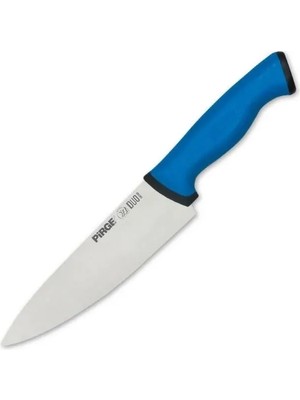 Mabelme Store 34159 Duo Şef Bıçağı 16 cm - Mavi Kaymaz Sap