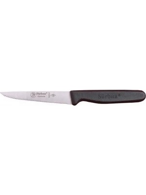 Mabelme Store 61004LZ - Sürmene Lazerli, Tırtıklı Sebze Bıçağı 9,5cm