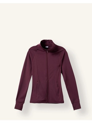 DeFacto Fitted Dik Yaka Fermuarlı Spor Hırka B3985AX26AU