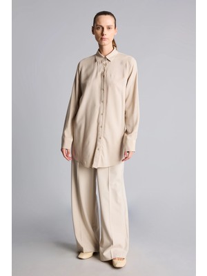 DeFacto Regular Fit Basic Uzun Kollu Tesettür Gömlek Tunik Z3538AZ26SP