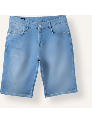 DeFacto Regular Fit Jean Bermuda Şort I6890AX26AU