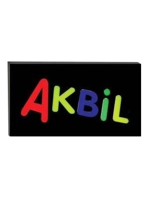 Ozkr Store Işıklı Tak Çalıştır Hazır Tabela Akbil