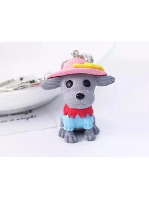 Himi Pasta Süsleri Şapkalı Köpek Maket Kürdanlı Cupcake Pasta Süsü Doğum Günü Süsleri Kürdan Süsü