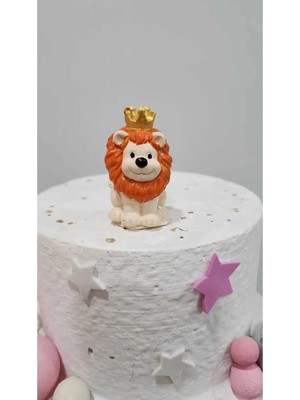 Himi Pasta Süsleri Aslan Maket Kürdanlı Cupcake Pasta Süsü Doğum Günü Süsleri Pasta Kürdanı Kürdan Süsü