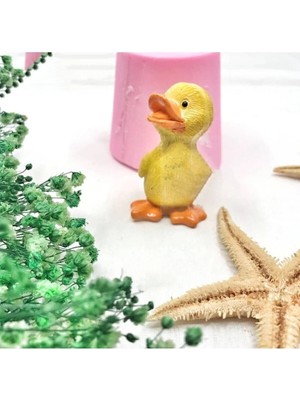Himi Pasta Süsleri Ördek Maket Kürdanlı Cupcake Pasta Süsü Doğum Günü Süsleri Kürdan Süsü