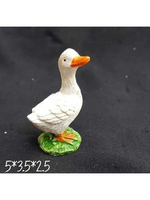 Himi Pasta Süsleri Kaz 2 Adet Maket Kürdanlı Cupcake Pasta Süsü Doğum Günü Süsleri Pasta Kürdanı Kürdan Süsü