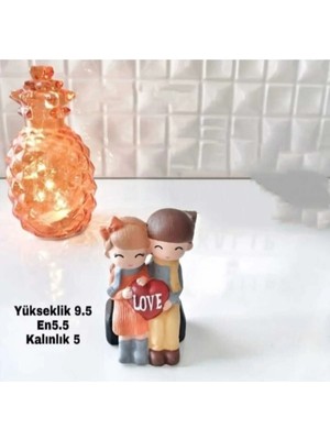 Himi Pasta Süsleri Love Sevgililer Maket Kürdanlı Cupcake Pasta Süsü Doğum Günü Süsleri Kürdan Süsü