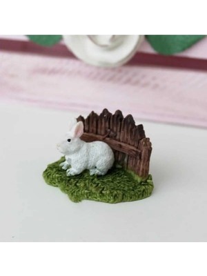 Himi Pasta Süsleri Tavşan Maket Kürdanlı Cupcake Pasta Süsü Doğum Günü Süsleri Kürdan Süsü