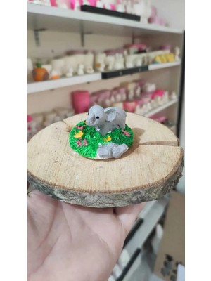 Himi Pasta Süsleri Fil Maket Kürdanlı Cupcake Pasta Süsü Doğum Günü Süsleri Kürdan Süsü