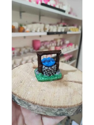 Himi Pasta Süsleri Tulumba Çeşmesi Su Kuyusu Maket Kürdanlı Cupcake Pasta Süsü Doğum Günü Süsleri
