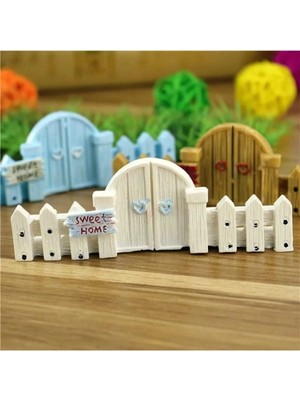 Himi Pasta Süsleri 1 Adet Kapılı Çit Maket Kürdanlı Cupcake Pasta Süsü Doğum Günü Süsleri Pasta Kürdanı
