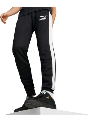 Puma Iconic T7 Track Erkek Siyah Günlük Stil Eşofman Altı 53009801