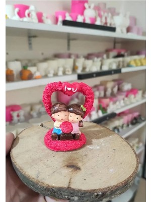 Himi Pasta Süsleri Kalpli Sevgililer Maket Kürdanlı Cupcake Pasta Süsü Doğum Günü Süsleri Kürdan Süsü