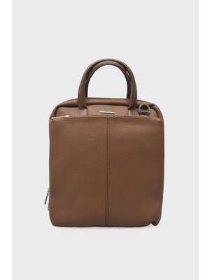 Kanuga Unisex Dik Evrak Çantası Taba YSMN1595