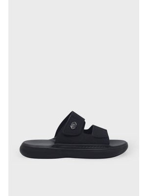 Kanuga Unisex Günlük Terlik Siyah MYS3204