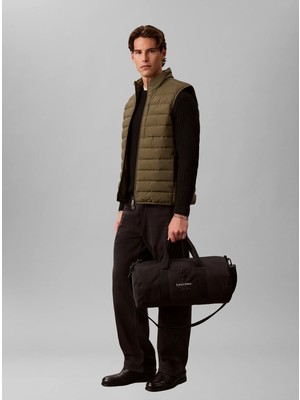 Calvin Klein Erkek Siyah Calvin Klein Bold Weekender, Ub1 Siyah Erkek Seyahat ve Spor Çantası
