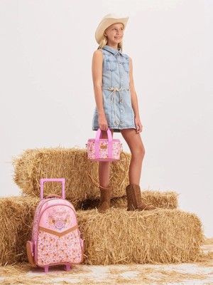 Smiggle Wildflower Trolley Wiwheelsth Light Up Okul Çantası