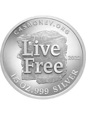 AgaKulche Özgür Libertas 2022 Gümüş Sikke Coin