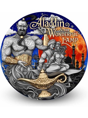 T&S AgaKulche Alaaddin'in Sihirli Lambası Gümüş Sikke Coin