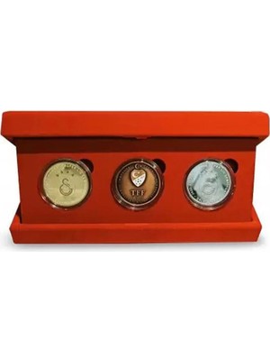 AgaKulche Galatasaray 23. Şampiyonluk Gümüş Sikke Coin Para Seti