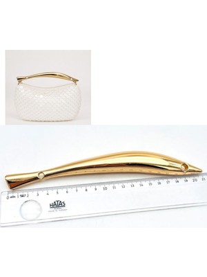 Angel Çanta Aksesuar 21 cm Balık Model Çanta Sapı Light Golden Renk