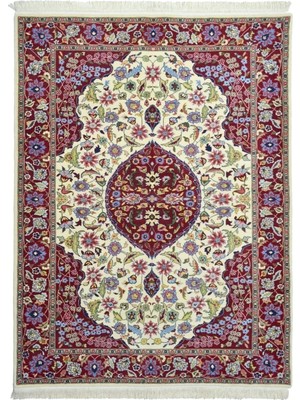Kilim Co. El Dokuma Hereke Halısı Erikdalı Modeli 140X200 cm (2.8 M²)