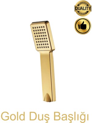 Ellante Gold Duş Başlığı Lüx - Bütün Hortumlara Uyumludur