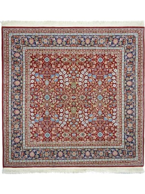 Kilim Co. Yedi Dağın Çiçeği El Dokuma Kare Hereke Halısı 170X170 cm (2.9 M²)
