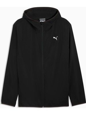 Puma Tad Woven Erkek Siyah Kapüşonlu Ceket