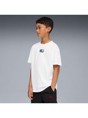 Puma Puma x Sonic Relaxed Erkek Çocuk Beyaz Tişört