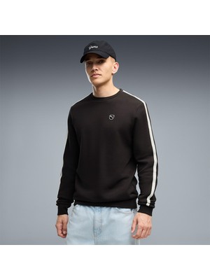 Puma Essentials Elevated Crew Erkek Siyah Sweatshirt