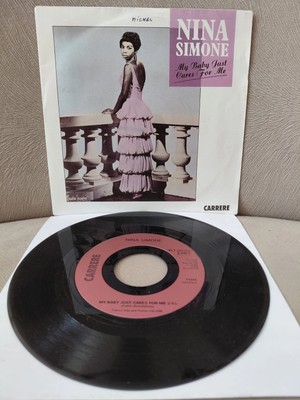 Plakperest Nina Simone  –  My Baby Just Cares For Me  -  1987  Fransa Basım  45’lik  Plak