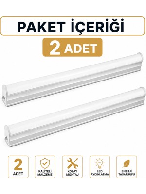 Cata CT-2467 8W T5 LED Bant Armatür Gün Işığı 2 Adet
