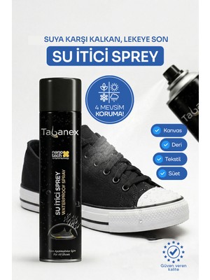 Tabanex Su Itici Sprey Su Geçirmez Leke Önleyici Tüm Süet-Nubuk ve Deri Eşyalar İçin