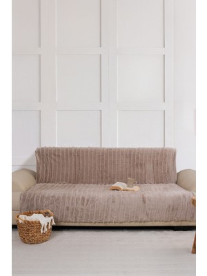 Elart Stil 170X215 cm Koltuk Örtüsü Bej
