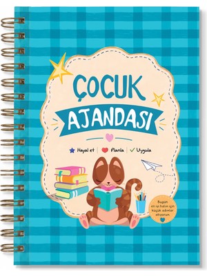 Çocuk Akademi Çocuk Ajandası Normal Boy Karton Kapak