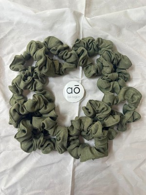 Aslı Özgün 10'lu Scrunchie Saç Toka Seti (Kına, Nişan, Özel Günler Için Hediyelik)