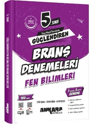 Ankara Yayıncılık Ankara 5. Sınıf Fen Bilimleri Güçlendiren Branş Denemeleri Ankara