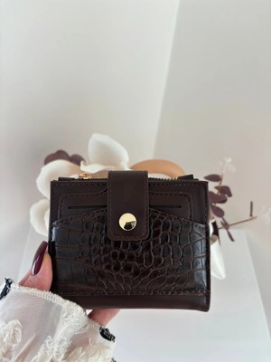 Laletto Bags Kadın Ayrılabilir Kartlık Detaylı Suni Deri Cüzdan