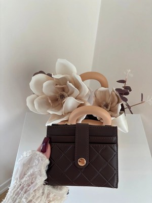Laletto Bags Kadın Kapitone Detaylı Suni Deri Cüzdan